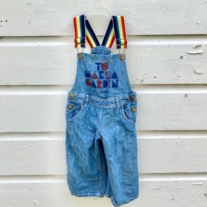 Bobo Choses 2/3 “to make a garden” overalls